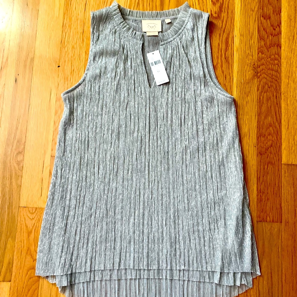 Anthropologie shimmer top.